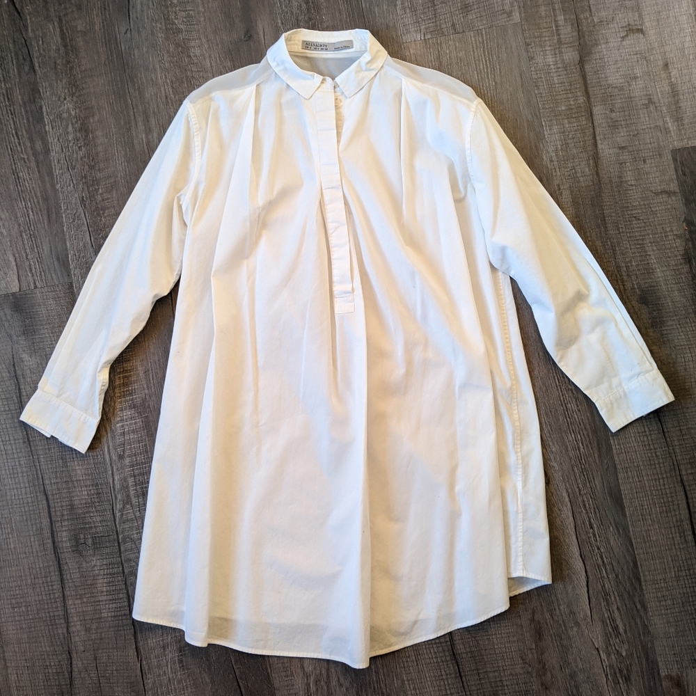 Button down shirt dress